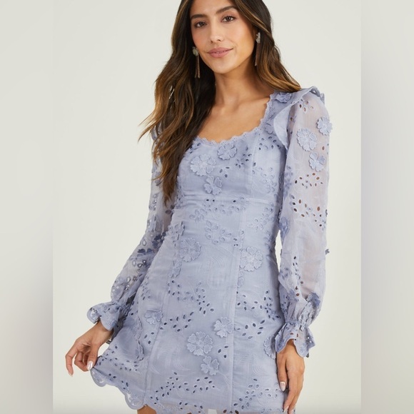 Altar'd State Dresses & Skirts - New with tags altard state Leilani floral crochet dress